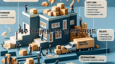 제주 이사, 비용 걱정 끝! 완벽 가이드